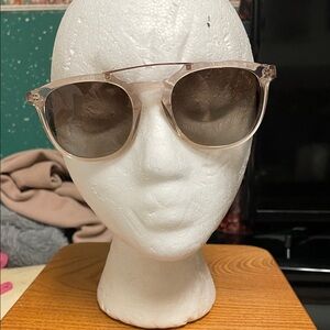 Villains handmade Beige and gold Sunglasses- new